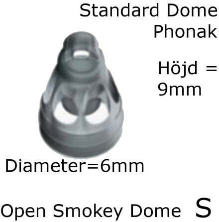 Open Smokey Dome S 10-Pack - Phonak 054-1987